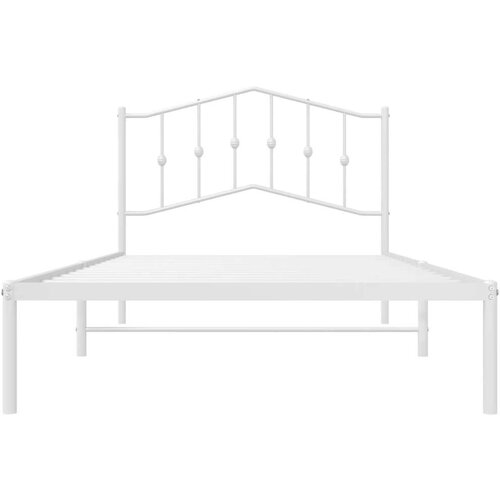  okvir za krevet s uzglavljem bijeli 100x200 cm Slike