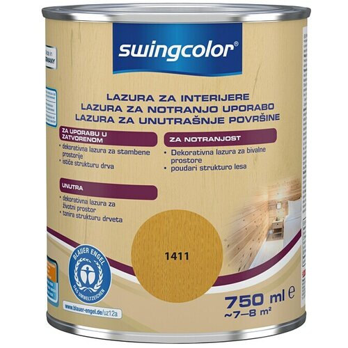 SWINGCOLOR Lazura za zaštitu drva (Bor, 750 ml, Na bazi vode) Cijene