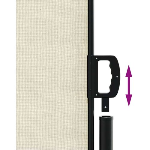 vidaXL Bočna tenda na uvlačenje krem 200 x 600 cm Cene