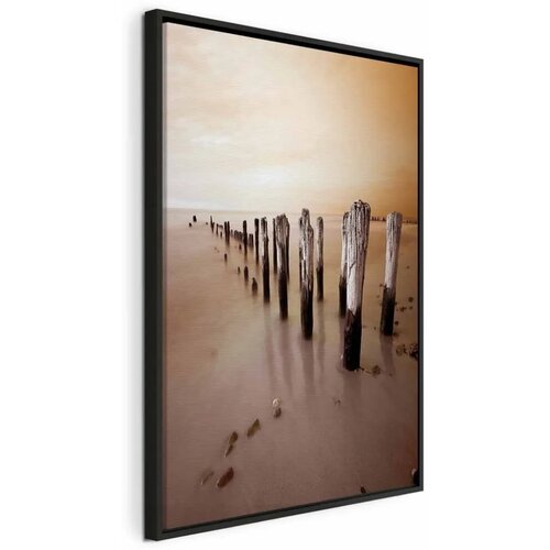  Slika - Autumn Outflow (1 Part) Vertical 80x120 U crnom drvenom okviru Cijene