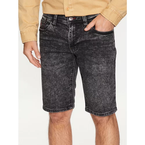 INDICODE Jeans kratke hlače Delmare 70-682 Črna Regular Fit