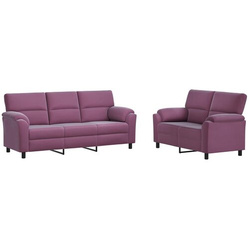  Set sofe 2 pcs Ljubičasta Bar&amp;scaron;un Slike