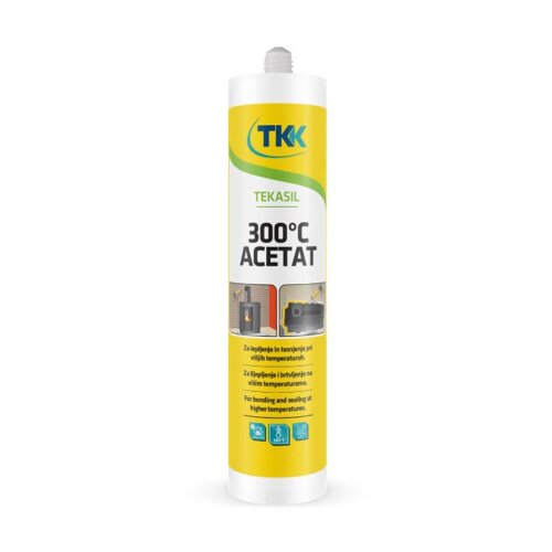 Tkk Silikon Tekasil Acetat 300ml 300°C CRVENI Cijene