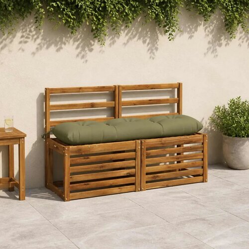  Jastučići za klupe VIANEN 2 kom. 100% poliester - Maslinastozelena 110 x 30 x 12 cm Cijene