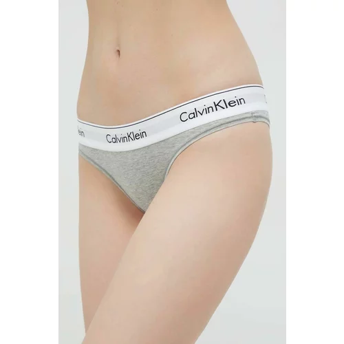 Calvin Klein Underwear Brazilke siva barva