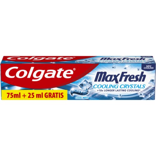 Colgate Zobna krema Max Fresh, 75 ml + 25 ml gratis Slike