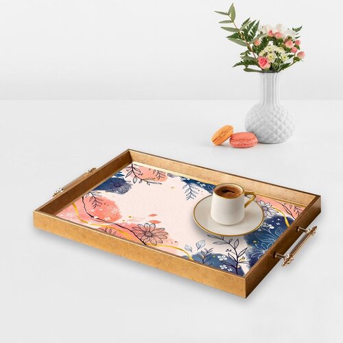 Aberto Design Poslužavnik TPEA9798 50 x 29 x 3.5 cm, Šareni Cene