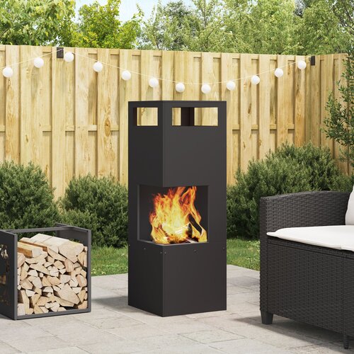 vidaXL Crna Pocinčani čelik 35 x 35 x 100 cm Izdržljivo Cijene