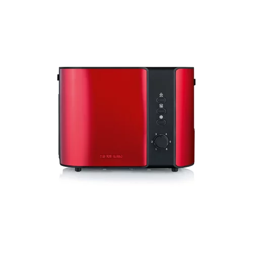 Severin AT2217 toaster, 2 rezini, rdeč
