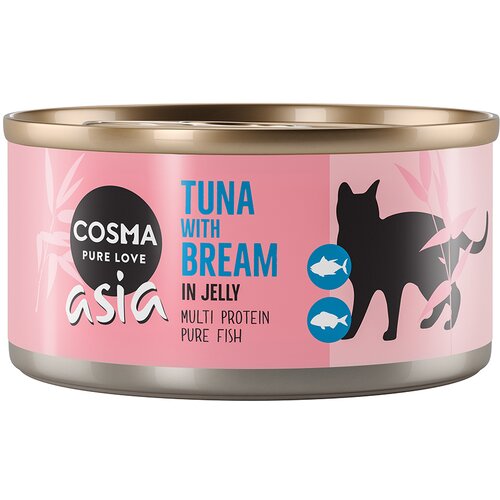 Cosma Asia u želeu 6 x 170 g - Piletina s brancinom Slike