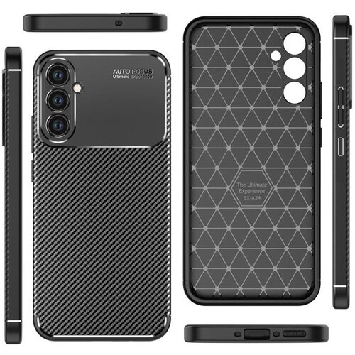  CARBON PREMIUM maska za SAMSUNG A34 5G crna Slike