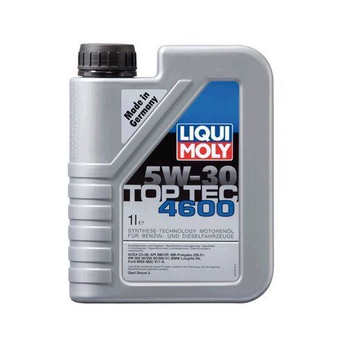 LIQUI-MOLY LIQUI MOLY motorno olje 5W-30 Top Tec 4600, 1L 2315 Slike