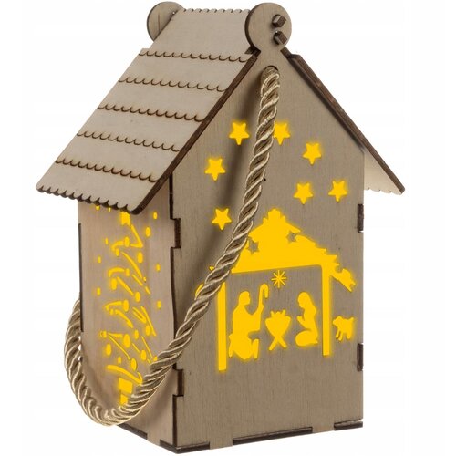  Led drvena božićna lampa za kućicu Cijene