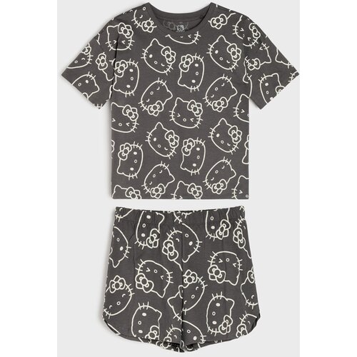 Sinsay Dvodijelna pamučna pidžama Hello Kitty Slike