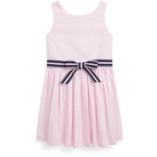 Polo Ralph Lauren Obleka 'MARCELAOXDRS' mornarska / roza / bela