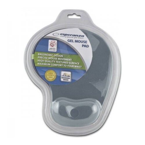 Esperanza Podloga za miš ESPERANZA, Gel wrist rest, anti-slip, GRAY, EA137Y Cijene