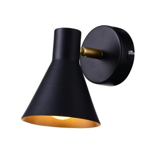  Less Zidna Lampa Mat Crna 1x40W E14 ( 15014 ) Slike