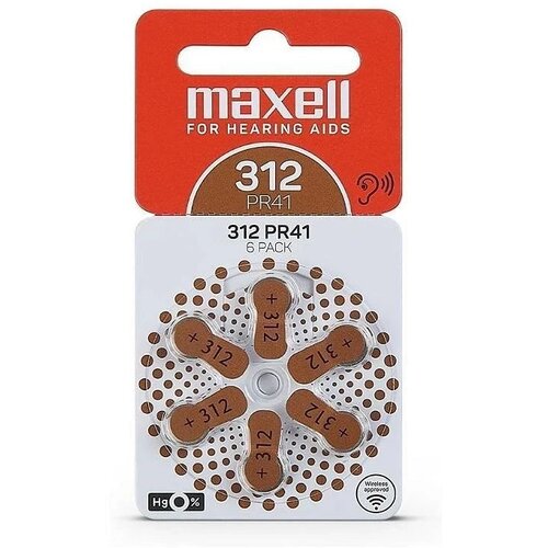 Maxell PR41 (312) 6BS ZINC BATERIJA PAK 6kom Cene