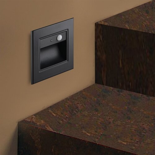  Brilagi - LED svetlo za stepeni&amp;scaron;te sa senzorom STEP LIGHT LED/1,5W/230V IP44, crno Slike