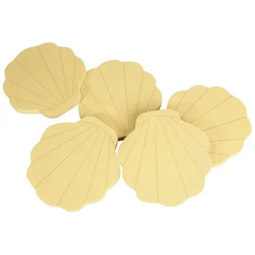 Moes® ploščate igralne oblike stepping shells sand yellow