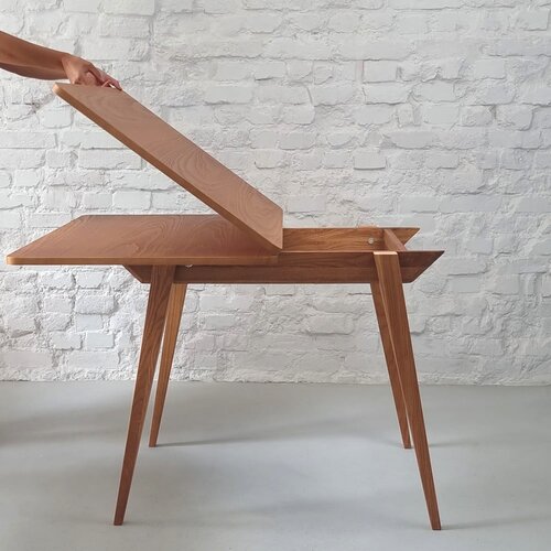 Ragaba Raztegljiva jedilna miza z mizno plo&amp;scaron;čo v jesenovem dekorju 65x90 cm Envelope &amp;ndash; Slike