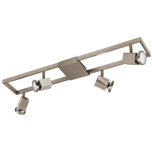 Eglo Zeraco reflektor/4, led, gu10, 4x5w, 4x400lm, nikl-mat Slike