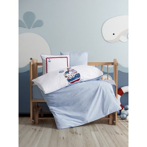 DEKOR DOM Posteljina za bebe CB Baby Line Punch Miniyo, Plava Cene