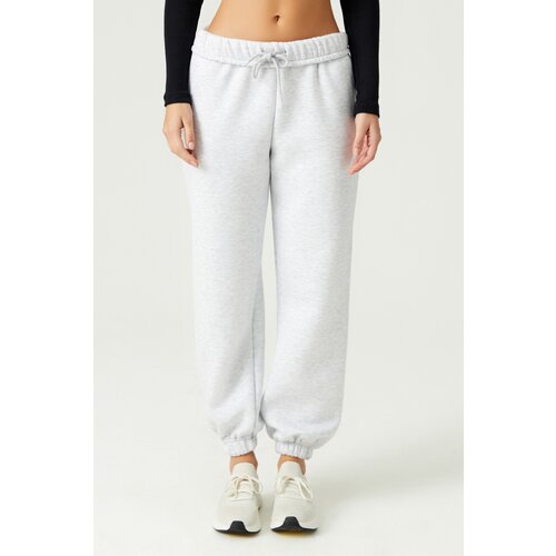 LOS OJOS x Melody Snow Melange Oversize/Wide Fit Cotton Thick Sweatpants Slike