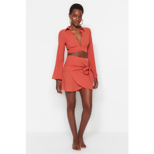 Trendyol Two-Piece Set - Brown - Regular fit Cijene