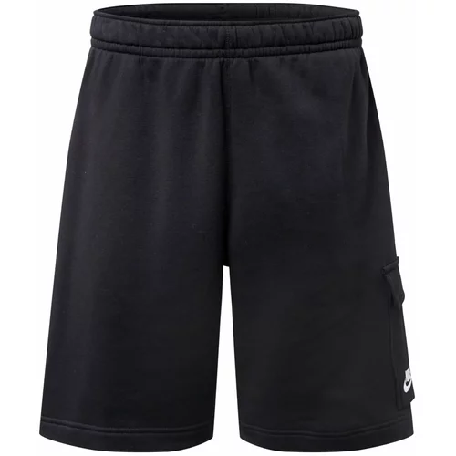 Nike Sportswear Kargo hlače črna / bela
