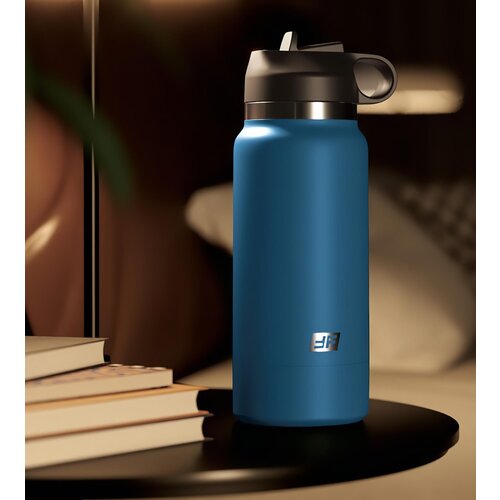 Pipedream PDX Plus Fuck Flask Private Pleaser Discreet Stroker Blue Bottle Light Slike