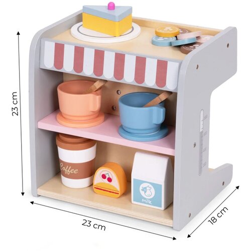 ECO TOYS Drveni aparat za kavu 2u1 Slike