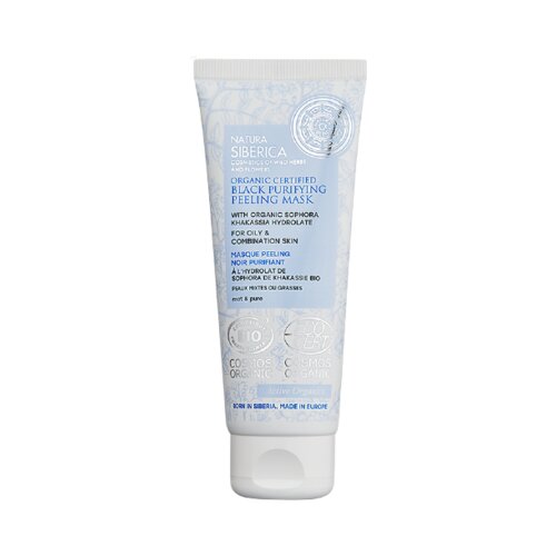 Natura Siberica black purifying peeling mask Slike