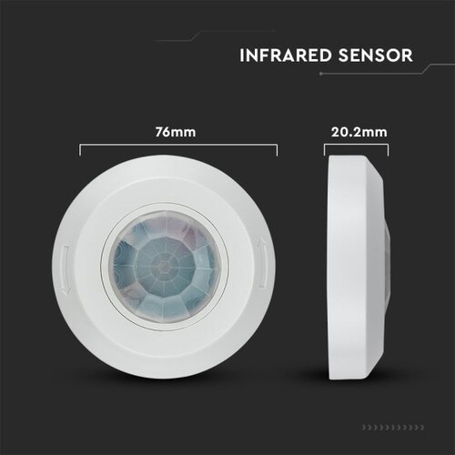  infracrveni senzor pokreta 360&amp;deg; 200W/230V, beo Slike