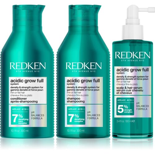 Redken Acidic Grow Full System set za obnovitev gostote las Slike