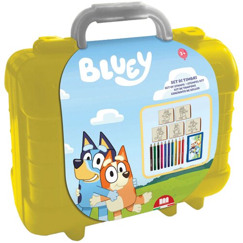 Multiprint Bluey kreativni set za pečate u koferu - Slike