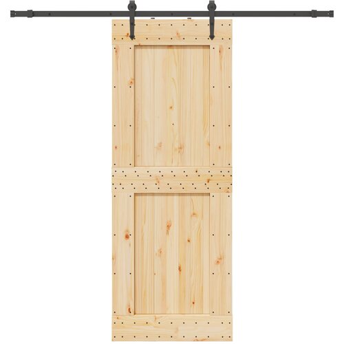  Klizna vrata NARVIK Prirodna i crna 85 x 210 cm (213,5 cm) Slike