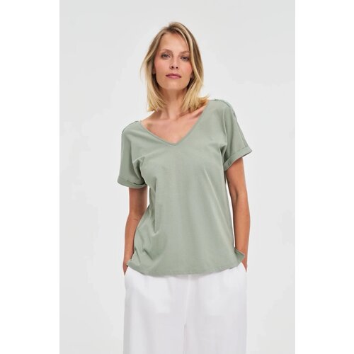 Marisse Olive Cotton Blouse Cijene