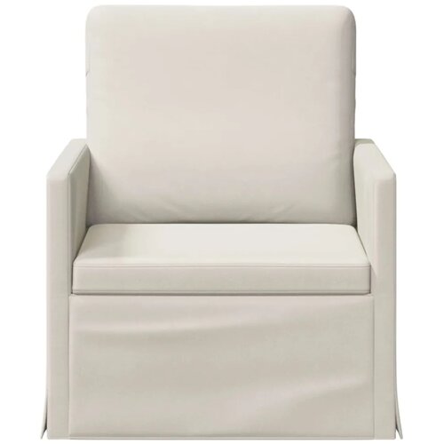  Fotelja Krem 70 x 81 x 82 cm Bar&amp;scaron;un - Krem 60 cm Slike