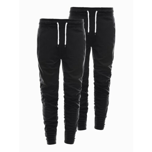 Ombre Clothing Men's sweatpants - black 2 Slike