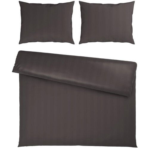 Premium Living Posteljnina Xenia Streif Xxl, Antracit, 2x60/80, 200/200 Cene