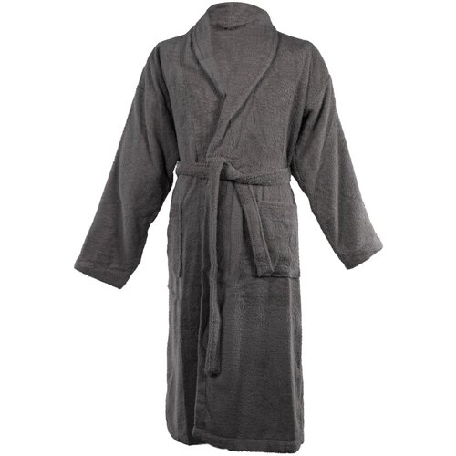 Tiseco Home Studio Temno siv bombažen kopalni pla&amp;scaron;č velikosti L/XL Lindu &amp;ndash; Slike