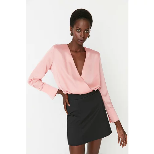 Trendyol Pink Double Breasted Blouse