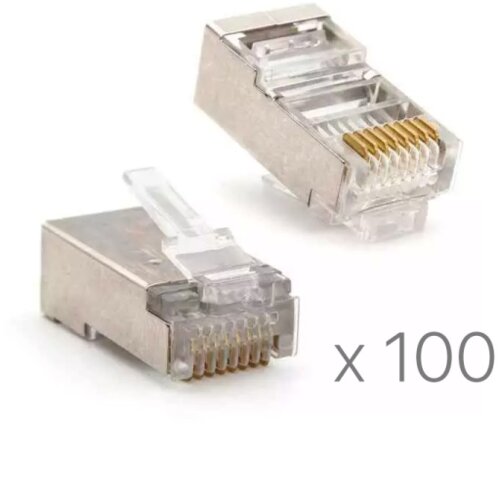  Konektor RJ45 metalni CAT5 JWD-AD79 100 kom Cene