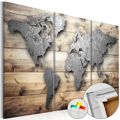  Slika na plutenoj podlozi - Doors to the World [Cork Map] 60x40 Slike