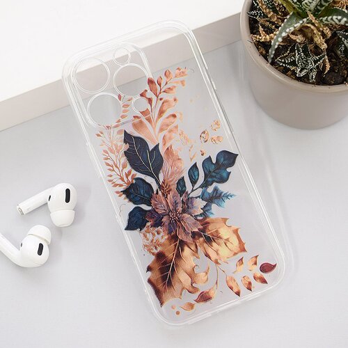 Nanobit Maska za iPhone 16 Pro Golden Flower Print Cene