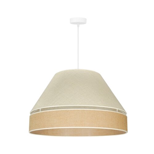  Duolla - Viseći luster na sajli YUTE AVIGNON 1xE27/15W/230V, prečnik 60 cm, siva/braon Slike