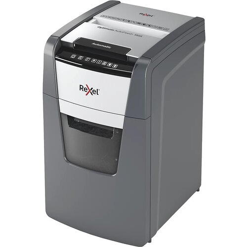 Rexel AutoFeed+ 150X automatic shredder, P-4, cuts confetti cut (4x28mm), 150 sheets, 44 litre bin Cene