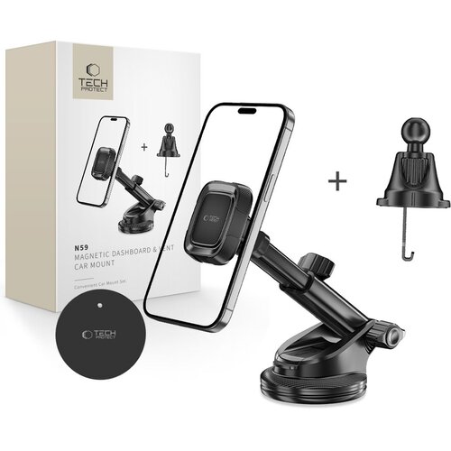 TECH-PROTECT N59 MAGNETNO AVTO DRŽALO ZA IPHONE GALAXY, (5000348700) Cene
