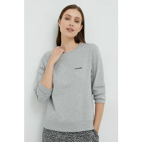 Calvin Klein Underwear Homewear majica dugih rukava boja: siva